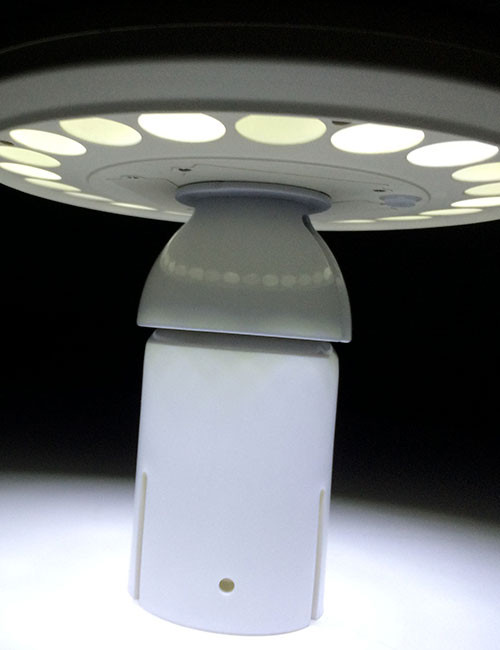 Flaggtångsknopp med LED belysning