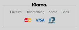 Säker betalning via KLARNA